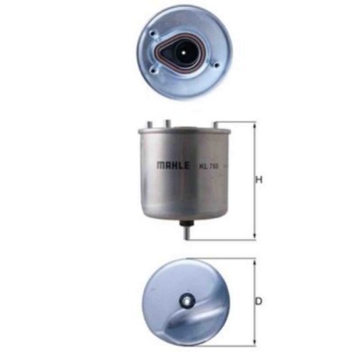 NEUTRO.jpg Filtro carburante KL 788 KNECHT per PEUGEOT CITROEN TOYOTA FIAT MITSUBISHI DS