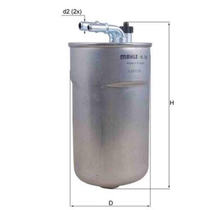 NEUTRO.jpg Filtro carburante KL 792 KNECHT per OPEL