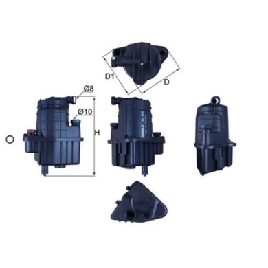 NEUTRO.jpg Filtro carburante KL 832D KNECHT per RENAULT