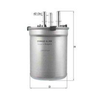 Filtro carburante KL 838 KNECHT per AUDI