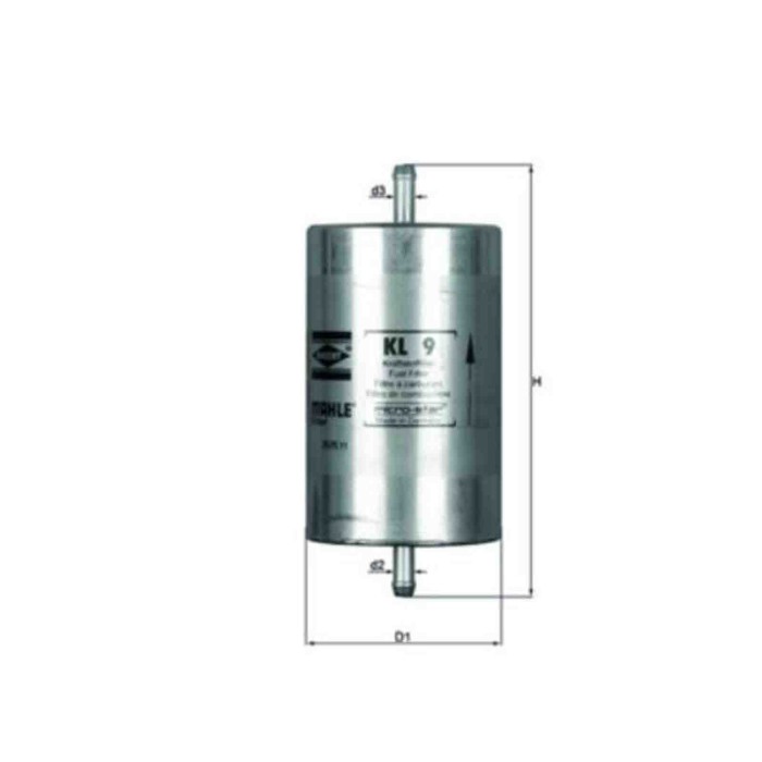 NEUTRO.jpg Filtro carburante KL 9 KNECHT per RENAULT PEUGEOT CITROEN BMW VW FIAT NISSAN MG