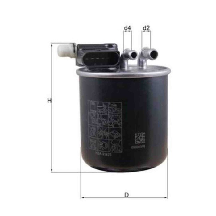 NEUTRO.jpg Filtro carburante KL 948 KNECHT per MERCEDES-BENZ INFINITI