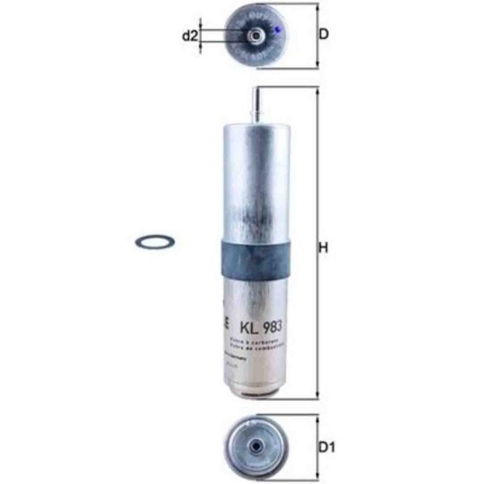 NEUTRO.jpg Filtro carburante KL 983D KNECHT per BMW MINI