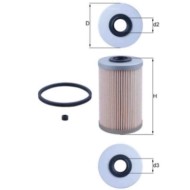 Filtro carburante KX 204D KNECHT per RENAULT OPEL NISSAN