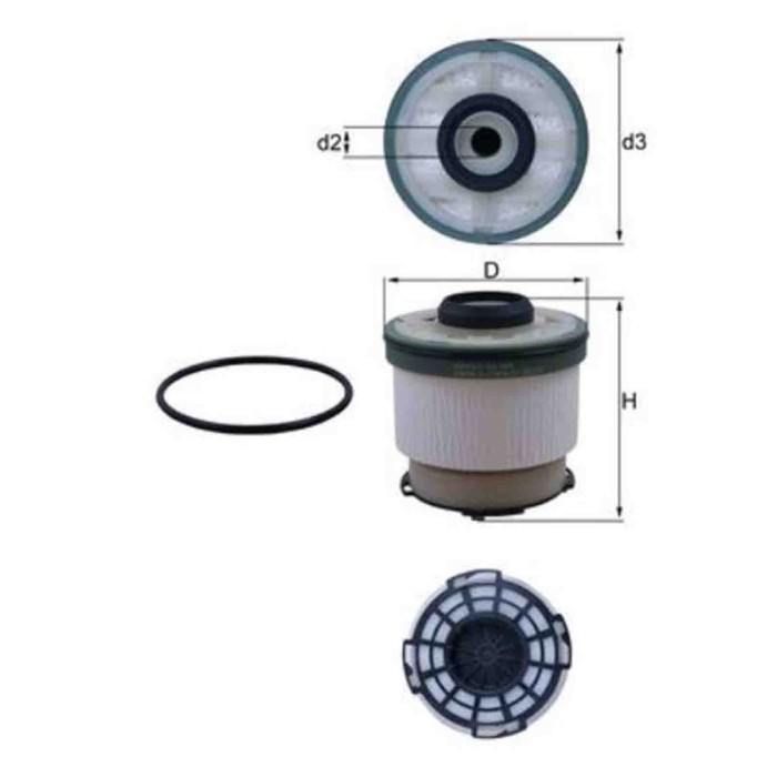 NEUTRO.jpg Filtro carburante KX 385D KNECHT per FORD