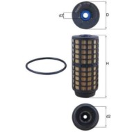 Filtro carburante KX 399D KNECHT per IVECO