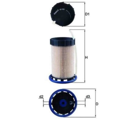 NEUTRO.jpg Filtro carburante KX 492 KNECHT per AUDI VW FORD SEAT SKODA CUPRA