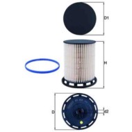 Filtro carburante KX 493D KNECHT per AUDI VW BENTLEY