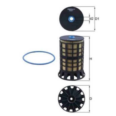 NEUTRO.jpg Filtro carburante KX 606D KNECHT per PEUGEOT CITROEN
