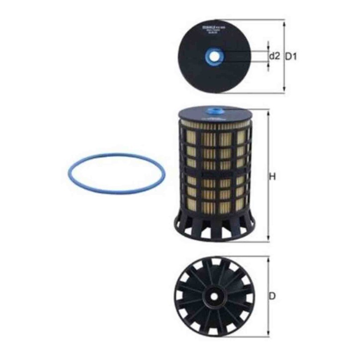 NEUTRO.jpg Filtro carburante KX 606D KNECHT per PEUGEOT CITROEN