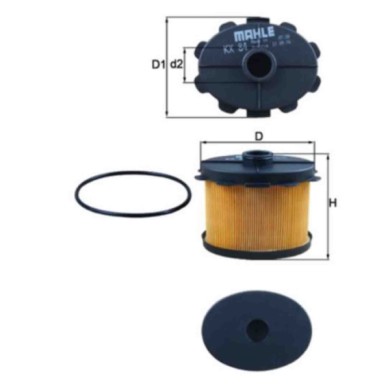 NEUTRO.jpg Filtro carburante KX 84D KNECHT per PEUGEOT CITROEN TOYOTA FIAT