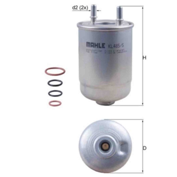 KL485_5D_2.jpg Filtro carburante KL 485/5D KNECHT per RENAULT SUZUKI