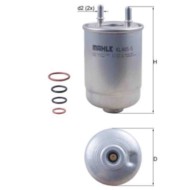 Filtro carburante KL 485/5D KNECHT per RENAULT SUZUKI