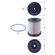 Filtro carburante KX 491/1D KNECHT per OPEL