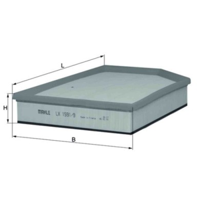 NEUTRO.jpg Filtro aria LX 1591/9 KNECHT per VOLVO