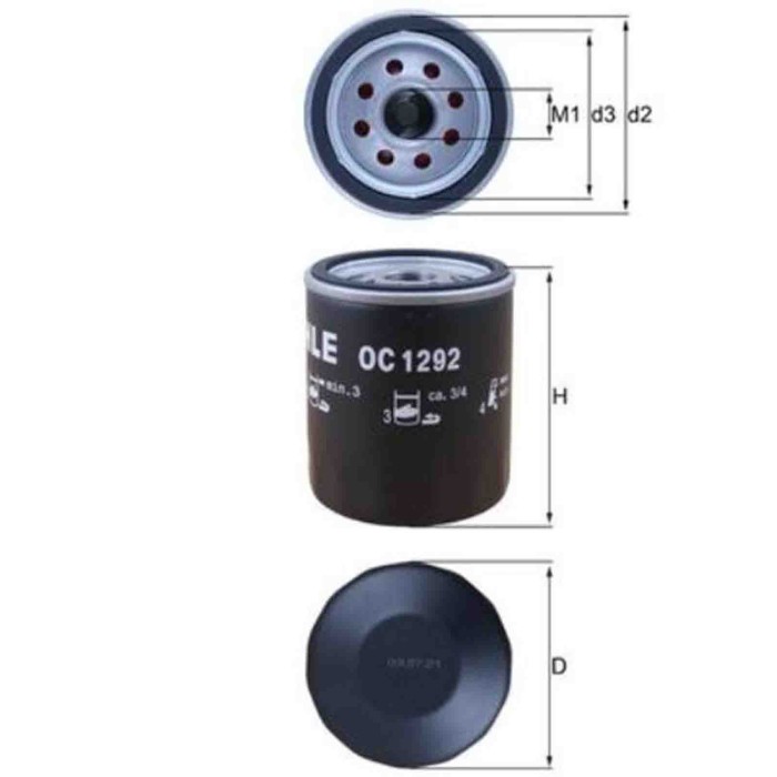 NEUTRO.jpg Filtro olio OC 1292 KNECHT per FORD