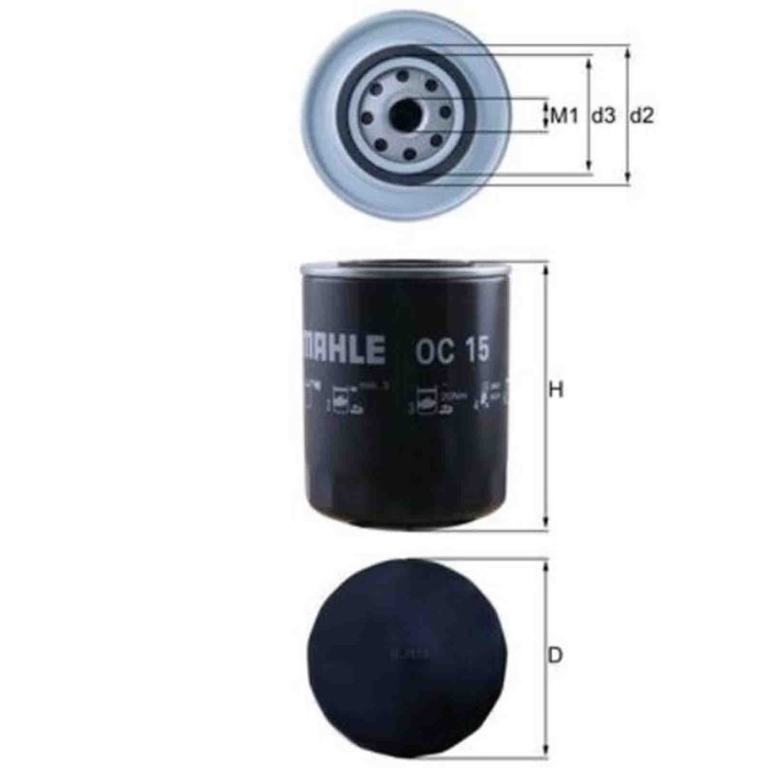 NEUTRO.jpg Filtro olio OC 15 KNECHT per FIAT
