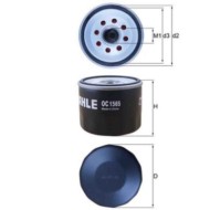 NEUTRO.jpg Filtro olio OC 1565 KNECHT per FORD KIA