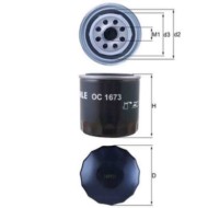 Filtro olio OC 1673 KNECHT per HYUNDAI KIA SUBARU GENESIS
