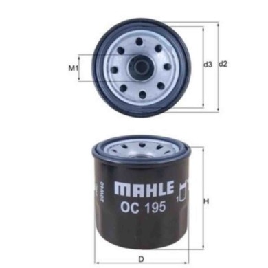 NEUTRO.jpg Filtro olio OC 195 KNECHT per FORD NISSAN SUZUKI HYUNDAI DACIA KIA MAZDA SUBARU