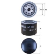 Filtro olio OC 204 KNECHT per OPEL VOLVO SAAB DAF