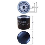 Filtro olio OC 236 KNECHT per FORD TOYOTA FIAT NISSAN JEEP VOLVO CHRYSLER SAAB