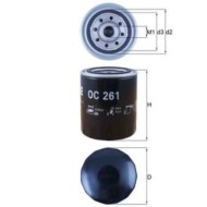 Filtro olio OC 261 KNECHT per MERCEDES-BENZ LAND ROVER ROVER MORGAN CARBODIES
