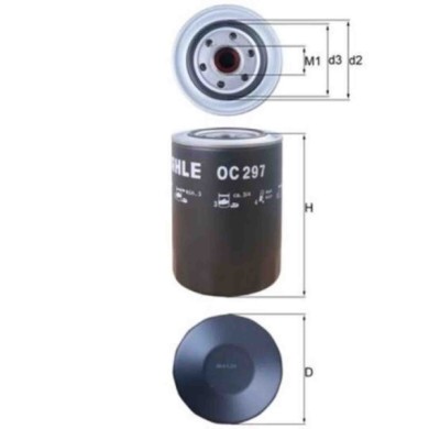 NEUTRO.jpg Filtro olio OC 297 KNECHT per MITSUBISHI