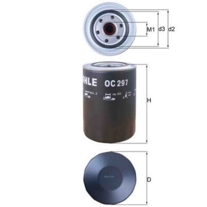 NEUTRO.jpg Filtro olio OC 297 KNECHT per MITSUBISHI