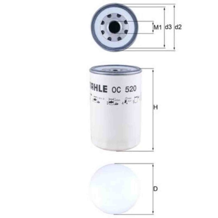 NEUTRO.jpg Filtro olio OC 520 KNECHT