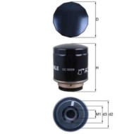 Filtro olio OC 593/4 KNECHT per AUDI VW SEAT SKODA