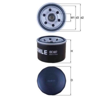 NEUTRO.jpg Filtro olio OC 607 KNECHT per SMART