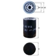 Filtro olio OC 613 KNECHT per PEUGEOT CITROEN FIAT IVECO