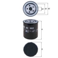 Filtro olio OC 982 KNECHT per SUBARU