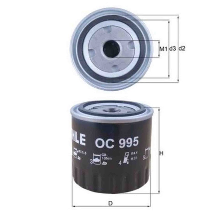 NEUTRO.jpg Filtro olio OC 995 KNECHT per RENAULT NISSAN SUZUKI INFINITI