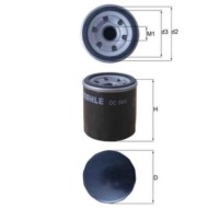 Filtro olio OC 996 KNECHT per CHEVROLET