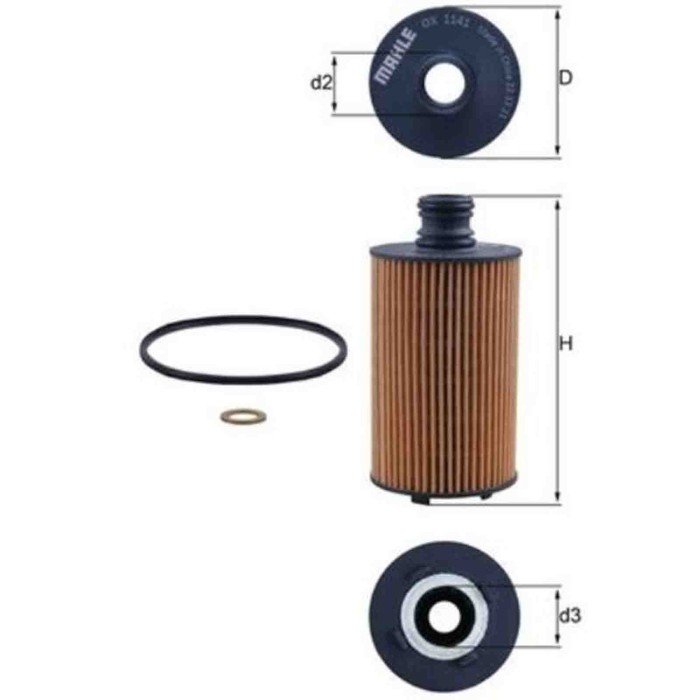 NEUTRO.jpg Filtro olio OX 1141D KNECHT per SSANGYONG