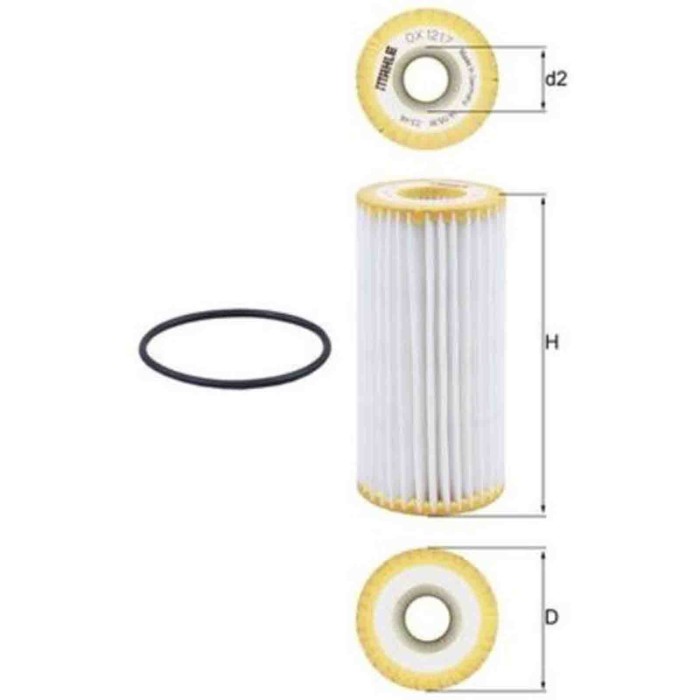 NEUTRO.jpg Filtro olio OX 1217D KNECHT per AUDI VW SEAT PORSCHE SKODA CUPRA