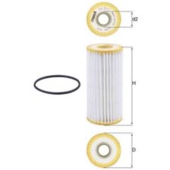 Filtro olio OX 1217D KNECHT per AUDI VW SEAT PORSCHE SKODA CUPRA