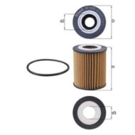 Filtro olio OX 1237D KNECHT per PEUGEOT CITROEN FORD TOYOTA OPEL FIAT DS