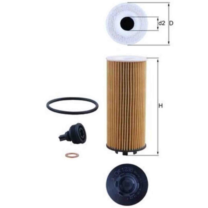 NEUTRO.jpg Filtro olio OX 1238D KNECHT per BMW MINI