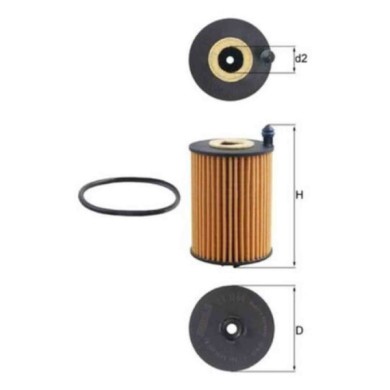 NEUTRO.jpg Filtro olio OX 1266D KNECHT per AUDI