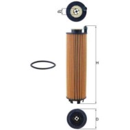 Filtro olio OX 1301D KNECHT per MERCEDES-BENZ