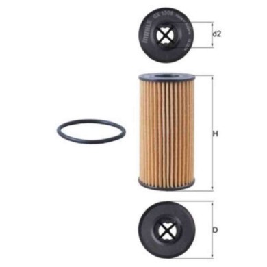 NEUTRO.jpg Filtro olio OX 1308D KNECHT per RENAULT MERCEDES-BENZ FIAT NISSAN DACIA