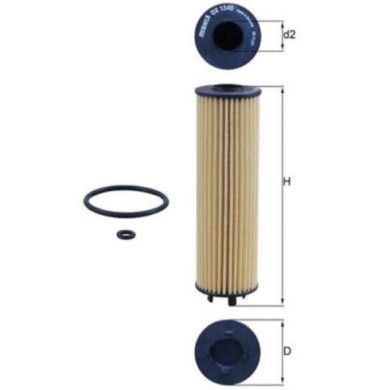 NEUTRO.jpg Filtro olio OX 1340D KNECHT per AUDI VW FORD SEAT SKODA CUPRA