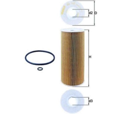 NEUTRO.jpg Filtro olio OX 143D KNECHT per AUDI VW FORD SEAT SKODA