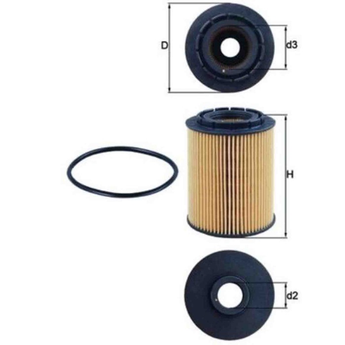 NEUTRO.jpg Filtro olio OX 160D KNECHT per AUDI VW MERCEDES-BENZ FORD JEEP PORSCHE