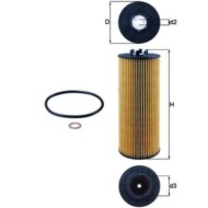 NEUTRO.jpg Filtro olio OX 164D KNECHT per AUDI VW SKODA