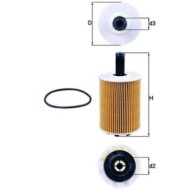 Filtro olio OX 188D KNECHT per AUDI VW FORD SEAT JEEP SKODA MITSUBISHI CHRYSLER