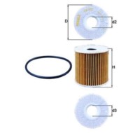 Filtro olio OX 192D KNECHT per NISSAN